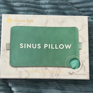 NIB ALIEVA Spa Sinus Pillow in Green